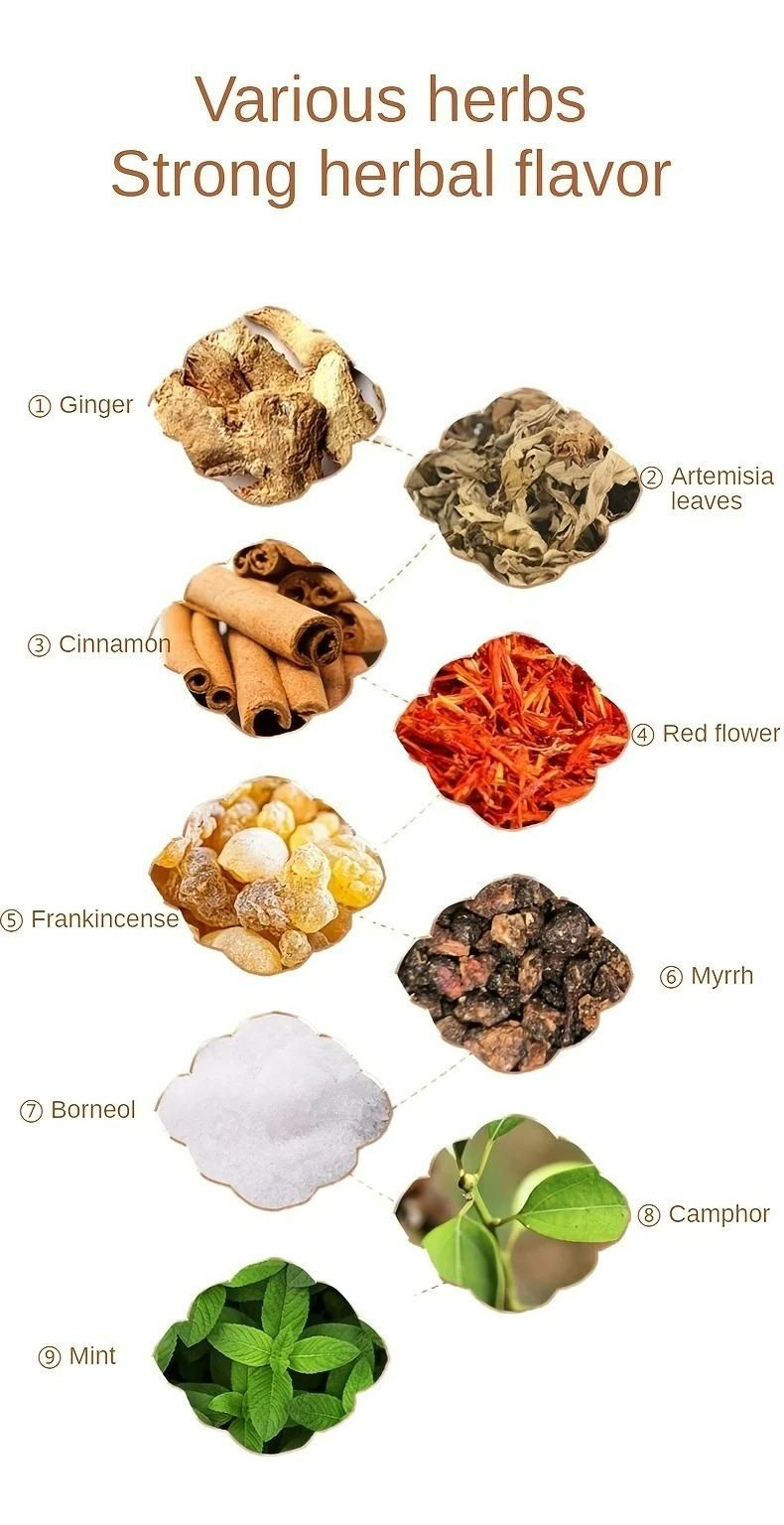 10pcs Self-Heating Ginger Moxibustion Patches